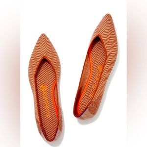 Rothy’s Camel Herringbone Point Retired 10 NWT